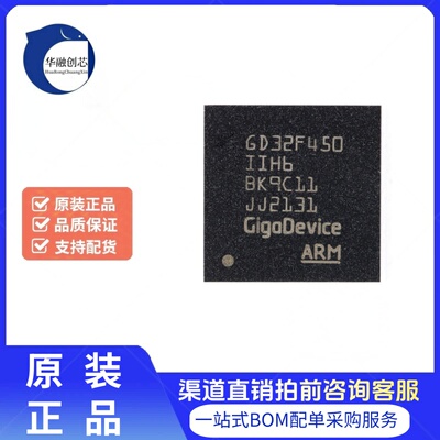 原装GD32F450IIH6 BGA-176 ARM Cortex-M4 32位微控制器-MCU芯片