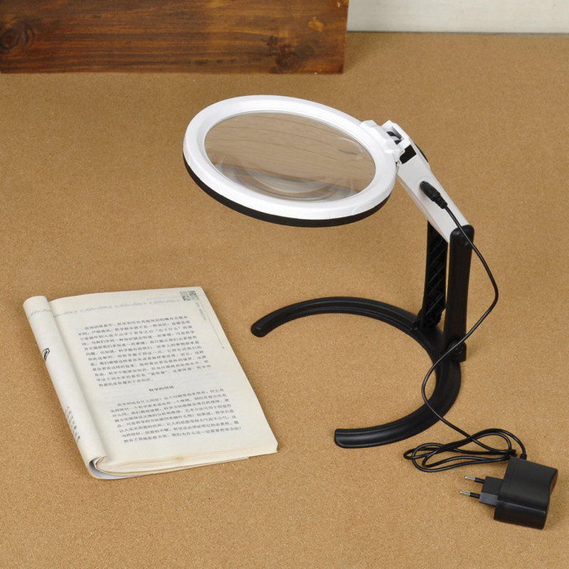 台式放大镜高倍折叠阅读扩大镜