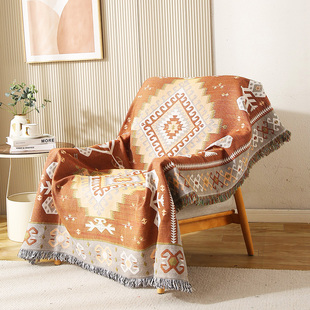 波西米亚风简约时尚沙发巾沙发毯盖布盖毯桌布防尘布露营毯