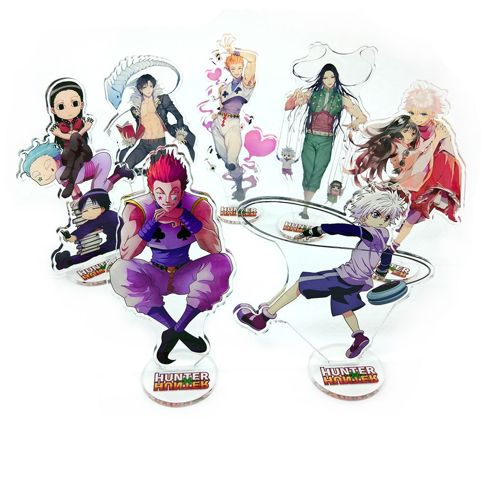 现货全职猎人双面亚克力立牌摆件动漫周边二次元景品包邮西索奇犽