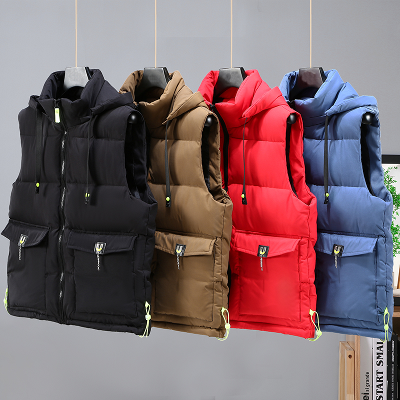 秋冬季马甲纯色定制保暖外套上衣