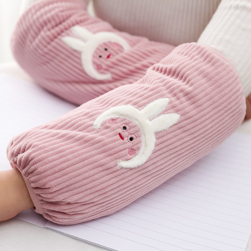 成人长款卡通灯芯绒袖套