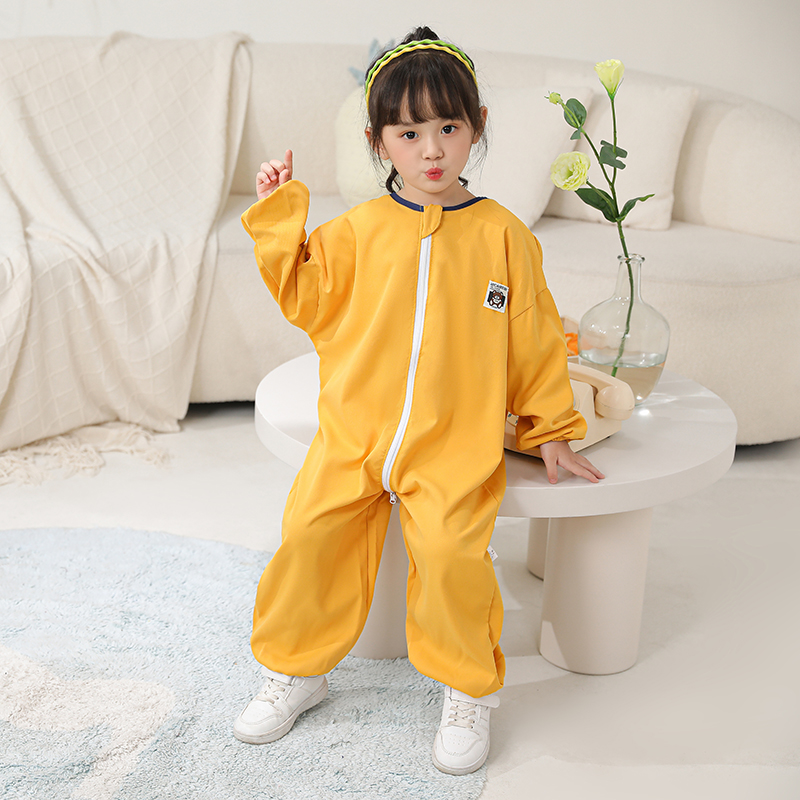 儿童连体罩衣防脏全身防护