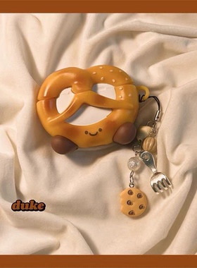 趣味仿真镂空面包适用华为Freebudsclip2保护套5/6i/se2/pro3耳机壳7i华为保护套se4