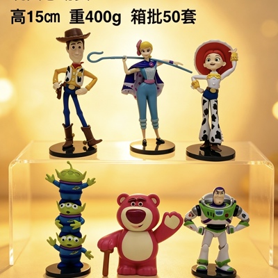 玩具总动员动漫公仔手办胡迪玩偶巴斯翠丝光年蛋糕烘焙模型摆件礼