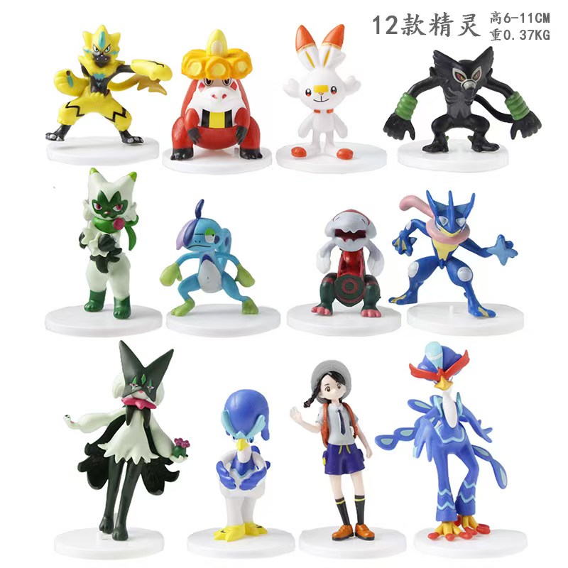 新品神奇世界宝贝宠物小精灵公仔摆件动漫神兽玩具手办模型礼物