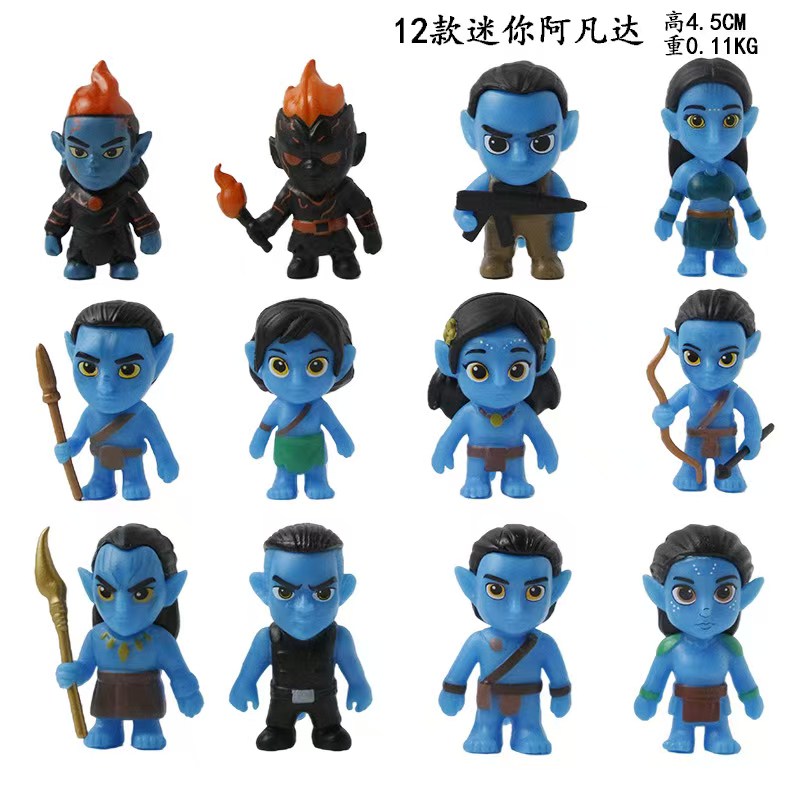 阿凡达2水之道杰克萨利周边Q版手办收藏桌面摆件公仔模型礼物玩具