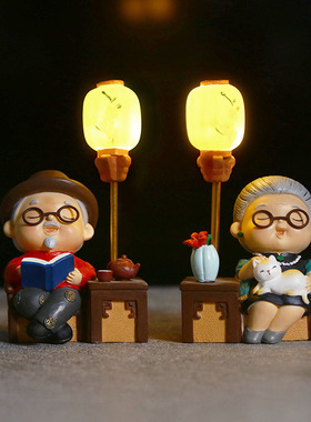 创意生日礼物情侣白头偕老小摆件