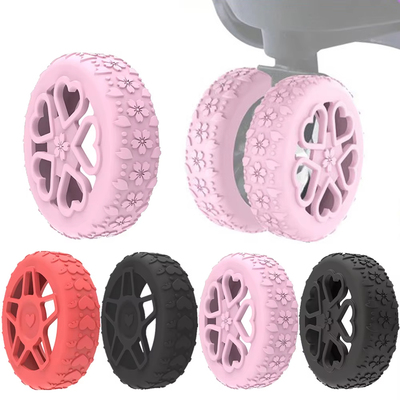 Caster shoes行李箱轮子硅胶保护套耐磨全包行李箱轮子硅胶保护套