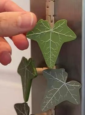 Ivy Fridge Magnets 亚马逊新款圣诞3D 打印人造常春藤冰箱贴跨境