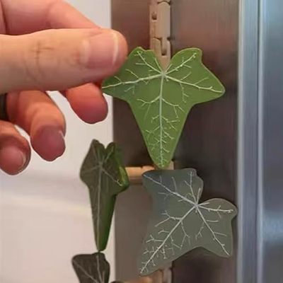 Ivy Fridge Magnets 亚马逊新款圣诞3D 打印人造常春藤冰箱贴跨境