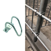 水管固定管卡猪场水管管夹十字管卡双U管卡一寸卡四分管卡扣 包邮