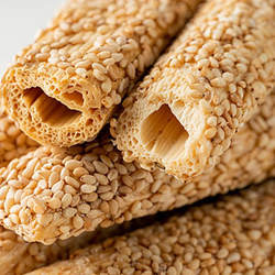 山西特产河津龙门牌芝麻酥糖220g空心芝麻杆怀旧零食麦芽糖