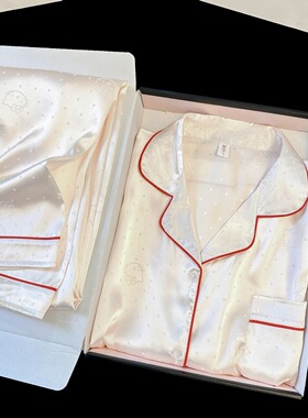 冰丝睡衣女春夏季长袖2026新款helloKitty猫高级感丝绸家居服套装