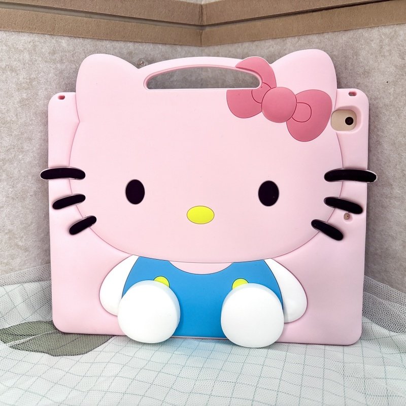伸脚支架KT猫适用苹果ipad10/ipad11代平板保护套ipadair6硅胶mini7/air5/air2可爱ipadpro2024软ipad9/A16女