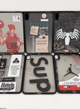 潮牌标签适用苹果ipad10代平板保护套ipadair6 2024肤感硬壳mini6/air5防摔ipadpro2018时尚ipad9代/ipad5代