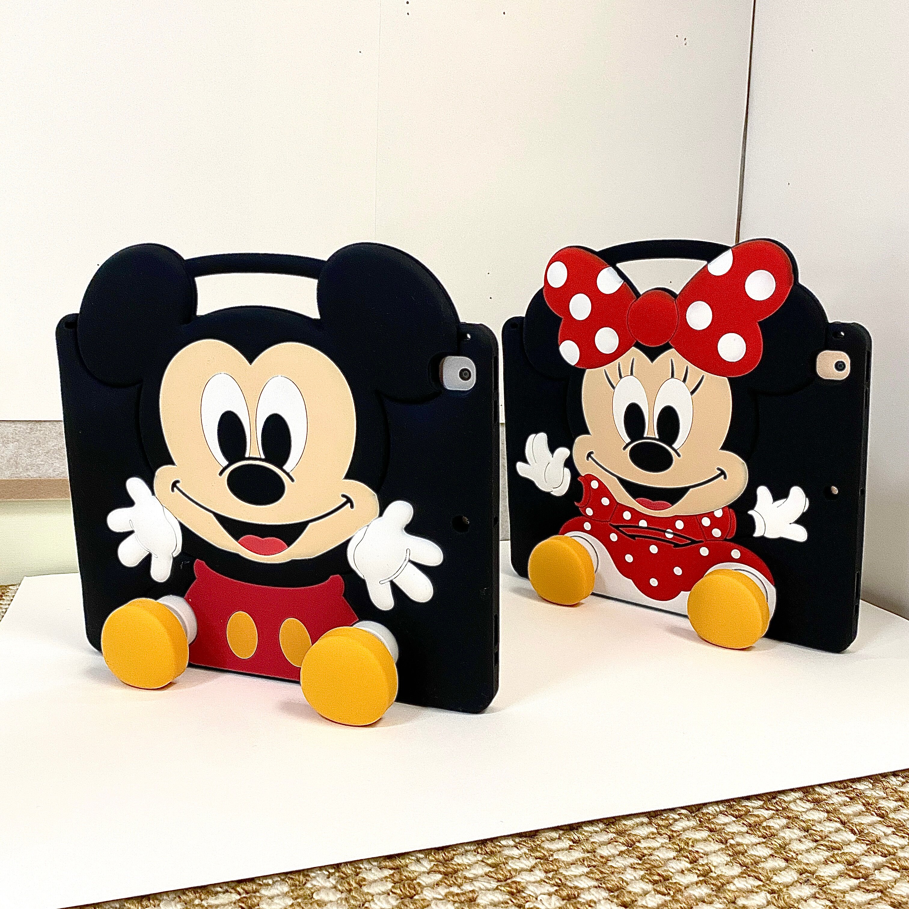 伸脚支架米奇米妮适用苹果ipad10/ipad11代平板保护套ipadair6硅胶mini6/air5/air2可爱ipadpro2024软ipad9