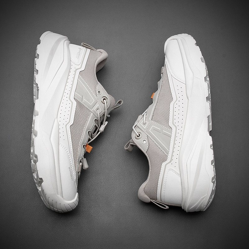 高端轻奢男鞋时尚运动休闲鞋百搭透气户外潮鞋男士拼色一脚蹬低帮,流行男鞋,时尚休闲鞋,淘宝优惠券,粉丝福利购,淘宝优惠卷