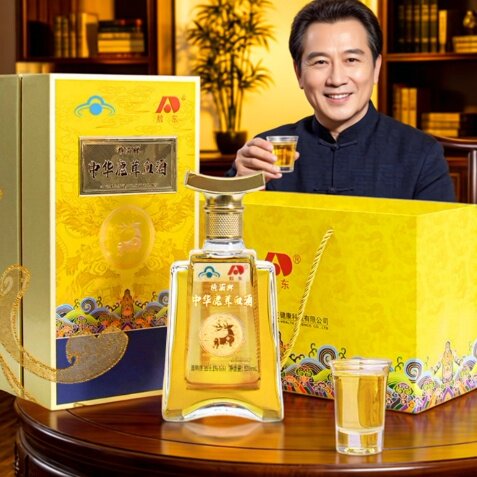 敖东鹿茸血酒35度正品官方节日男士滋补养生酒送父母长辈高档礼盒图片