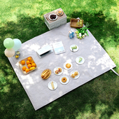 野餐垫春游垫子户外便携防潮垫加厚大音乐节露营野炊防水小号地垫