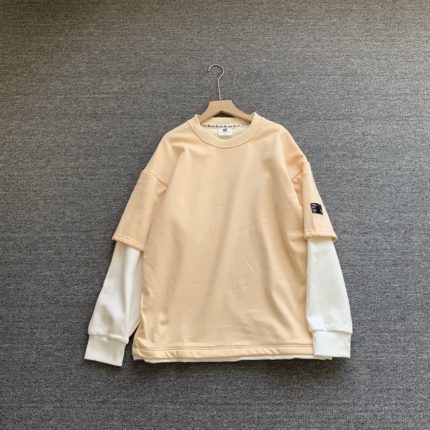 加绒卫衣秋冬季新款韩版显瘦