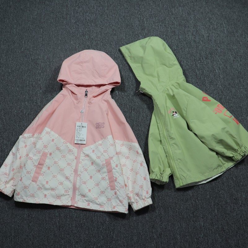 童装双面穿110-150男女童春秋印花卡通连帽拼色冲锋衣两面穿外套,童装/婴儿装/亲子装,普通外套,淘宝优惠券,粉丝福利购,淘宝优惠卷