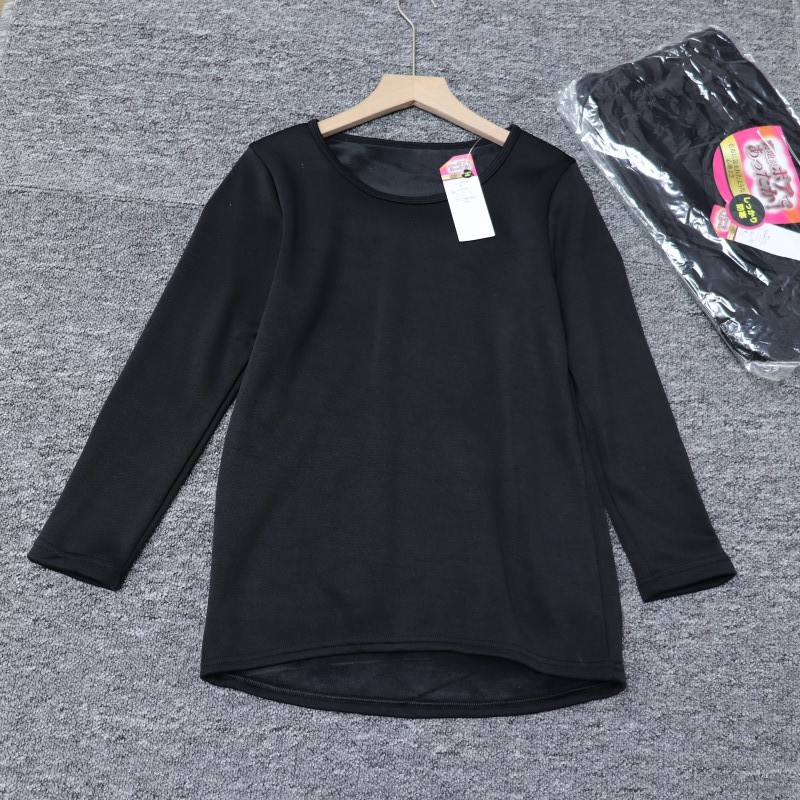 外贸女装日单加绒保暖内衣