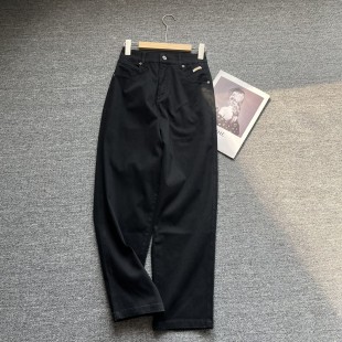 宽松显瘦萝卜老爹裤 黑色牛仔裤 牛仔裤 女春秋新款 子 高品质休闲裤