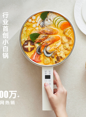 olayks立时不锈钢电煮锅家用宿舍