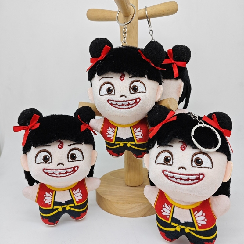 哪吒2魔童闹海抱枕挂件毛绒棉花娃娃敖丙痛包包挂饰玩偶钥匙扣