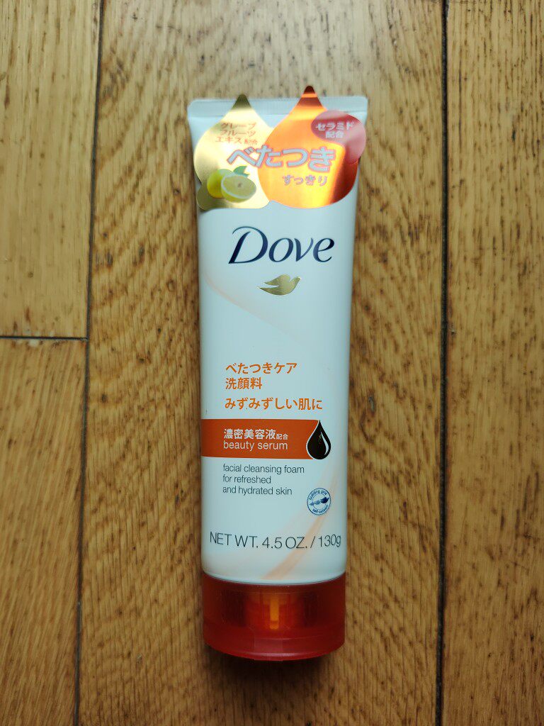 日本本土 dove多芬洗面奶洁面乳润泽泡沫牛奶敏感肌130g 包邮