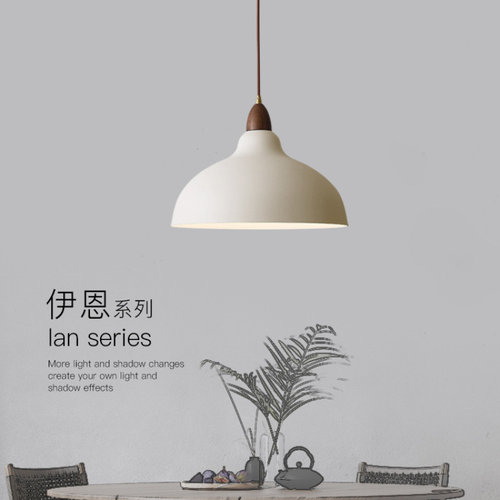 胡桃木餐厅哑光日式侘寂风吧台现