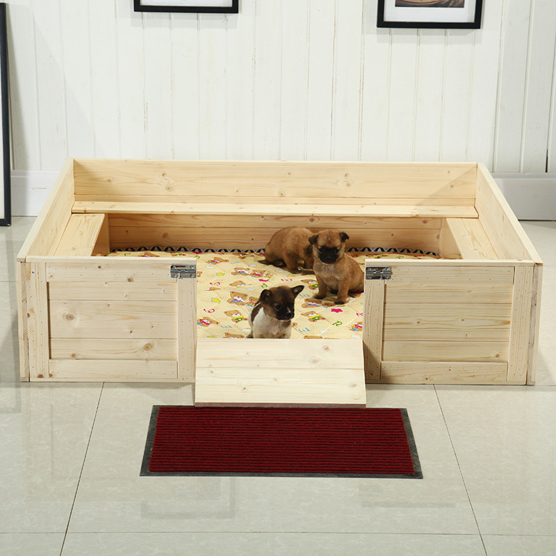 防压实木狗产床狗窝猫窝宠物窝猫产房狗产房猫产床宠物产箱幼崽窝