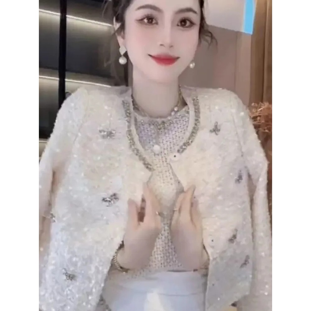 小香风外套女2025新款爆秋冬时尚