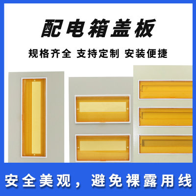 PZ30配电箱铁盖板面板12/15/18/20/30/4回路单双三排明暗装盒盖子