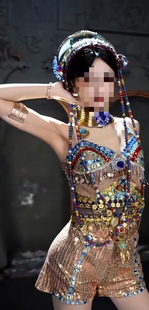 爱死机重庆广东深圳出租吉巴罗女妖cos服装 塞壬异域摄影酒吧演出