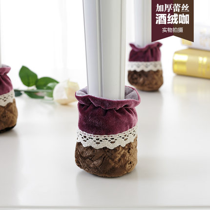 四个包邮多款毛绒桌椅脚套椅子脚套桌椅脚垫沙发脚套床脚套可机洗