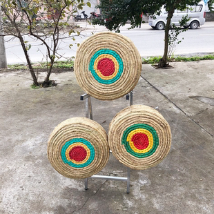 传统弓箭草靶射击射箭景区专用包邮箭靶墙架子射箭器材靶心