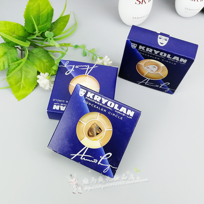 现货 KRYOLAN德国面具 歌剧魅影遮瑕膏六色遮瑕盘 痘印斑点黑眼圈