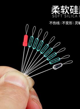 高透超紧硅胶太空豆套装散装优质斑点水草绿套装线组配件