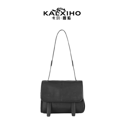 KALXIHO小众高级黑色托特包女大容量通勤单肩斜挎包