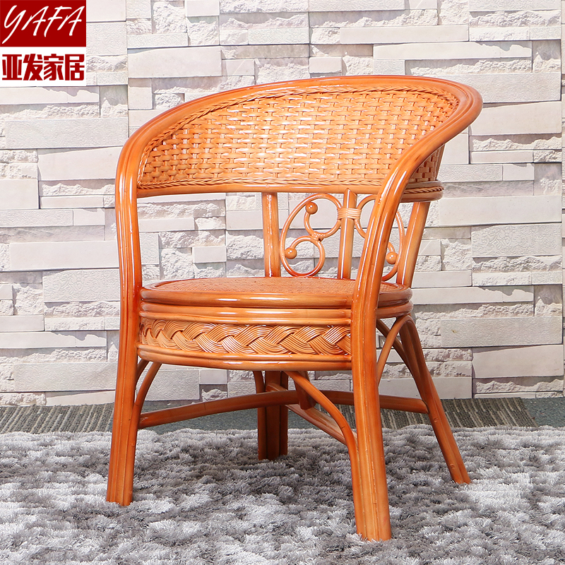 亚发三件套阳台单人靠背椅藤椅