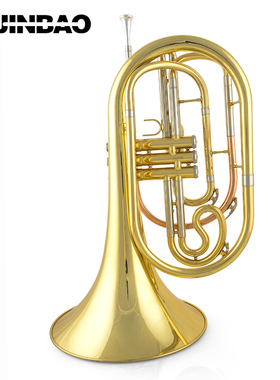 津宝JBFM-060/061行进圆号乐器降B调行进管乐队专用圆号