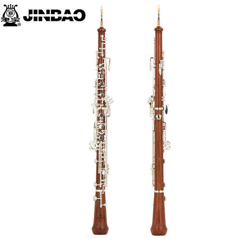 津宝JBCL-581红木双簧管C调白铜镀银乐队交响乐队乐器