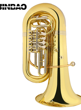 津宝JBBB-210 专业管乐团大抱号 降B调扁四键低音大号乐器