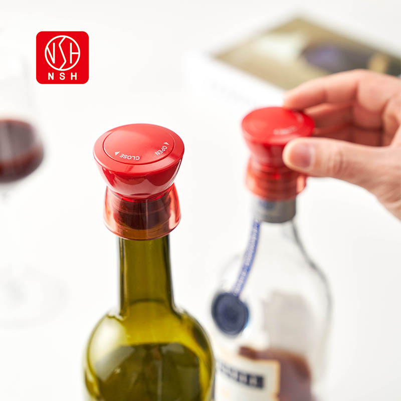 日式旋转式抽真空红酒塞香槟葡萄酒瓶塞子创意红酒密封盖密封塞子