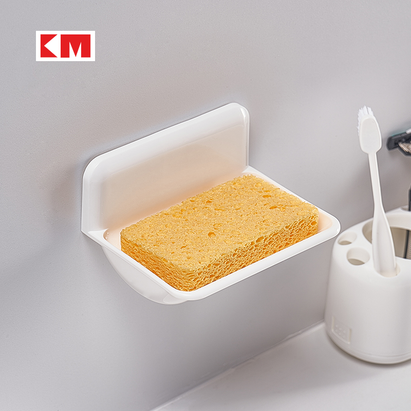日式肥皂盒壁挂式皂托家用沥水置物架创意无痕免打孔香皂收纳盒