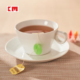 日式茶包固定器聚会杯子区分夹子杯子边缘挂件学生提神茶包挂茶器