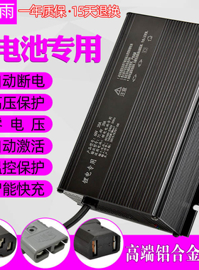 电动车三元锂电池充电器磷酸铁锂48v5A60v8A72v10A铝壳大功率快充