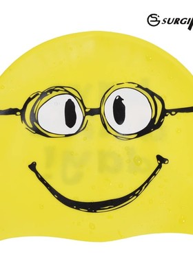 Surging游泳帽专业防水硅胶均码大号男女游泳帽高品质游泳帽柔软